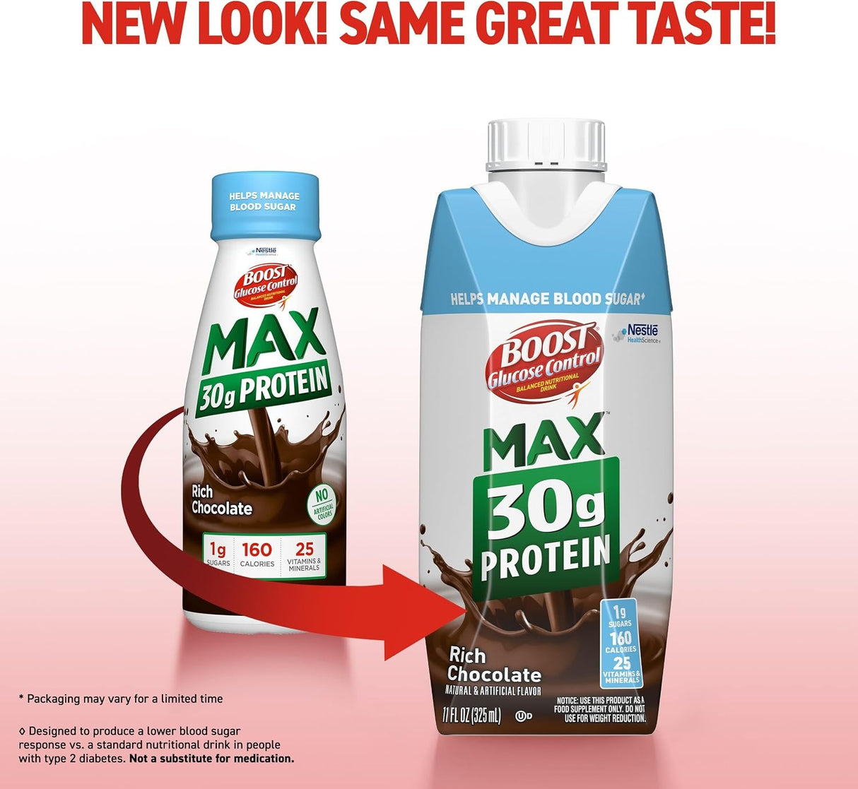 Boost Glucose Control Max Nutritional Drink, Rich Chocolate, 11 oz