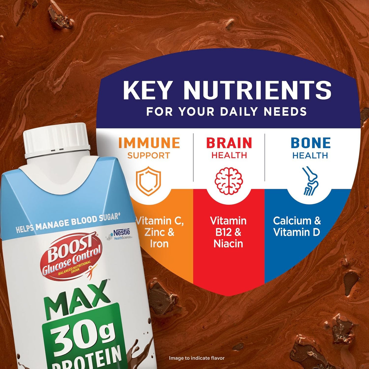 Boost Glucose Control Max Nutritional Drink, Rich Chocolate, 11 oz