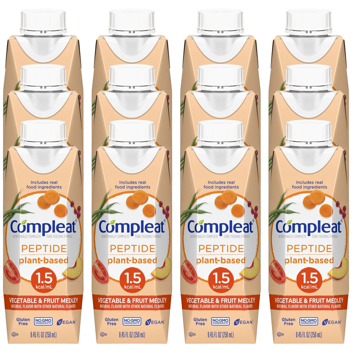 Compleat Peptide 1.5 Cal Tube Feeding Formula, 8.45 oz