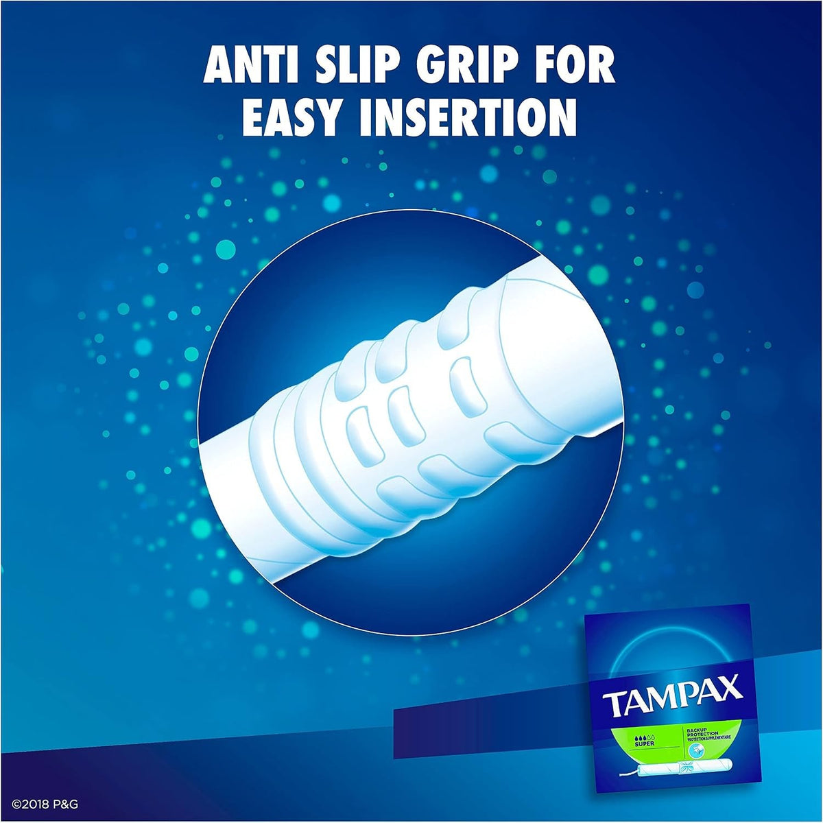 Tampax Super Absorbency Unscented Tampons with Cardboard Applicator