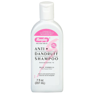 Rugby Anti-Dandruff Shampoo, Selenium Sulfide 1%, 7 fl oz