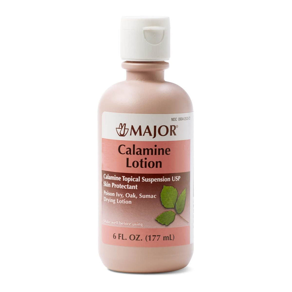 Major Calamine / Zinc Oxide Itch Relief Lotion, 8%, 177 mL Bottle - 00904253321 - LL Medico