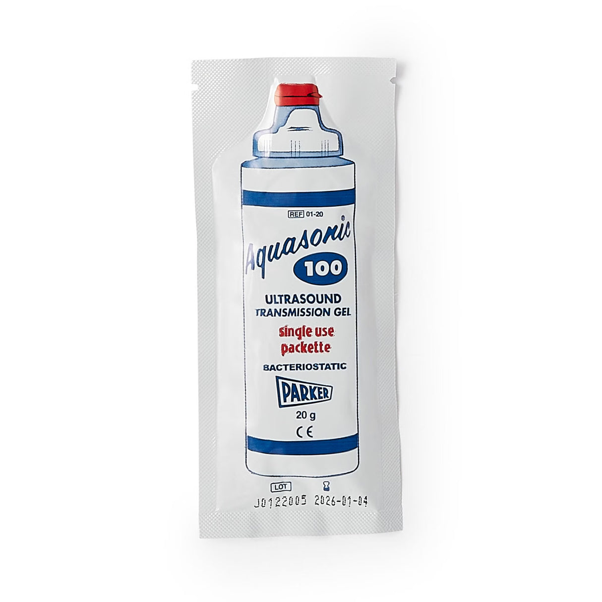 Aquasonic Ultrasound Gel Packet, High Viscosity, NonSterile, 20 Gram