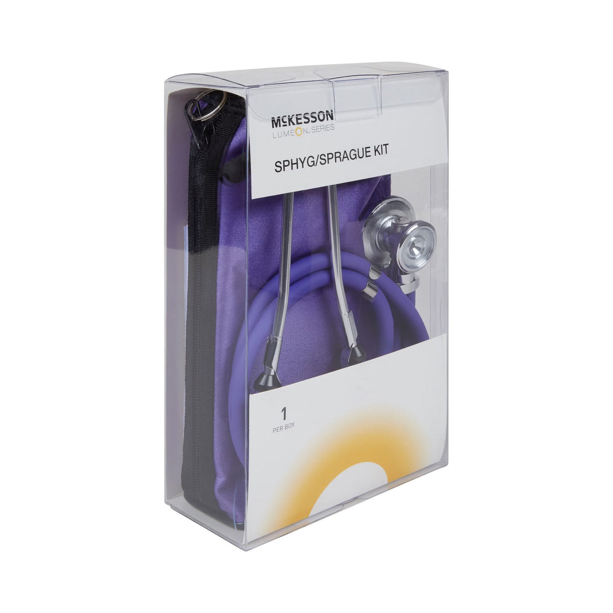 McKesson Aneroid Sphygmomanometer and Sprague Stethoscope Kit, Adult Cuff, 23 to 33 cm