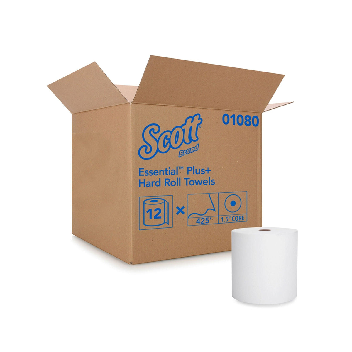 Kleenex Hardwound Roll Paper Towel, White, 8" x 425', Paper - 01080 - LL Medico