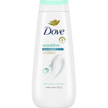Dove Sensitive Skin Body Wash, Unscented, 12 fl oz