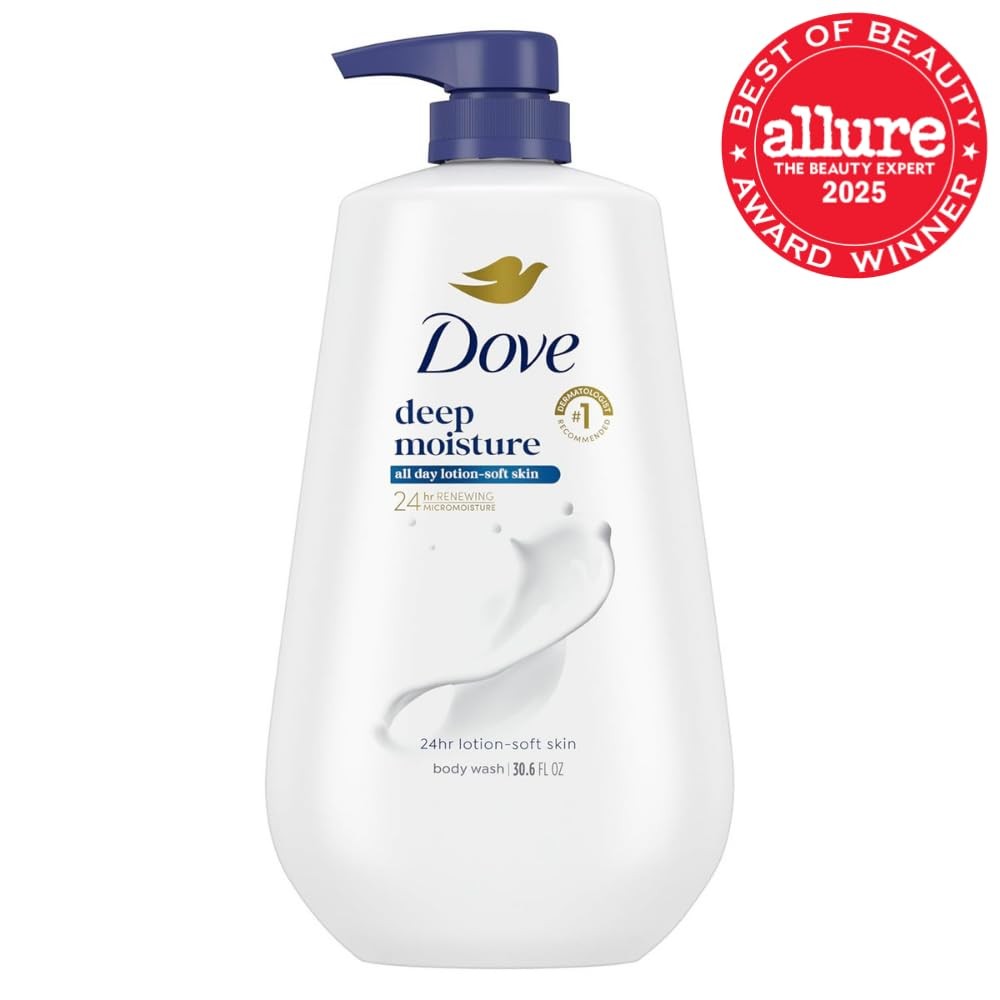 Dove Deep Moisture Body Wash, Scented, 30.6 fl oz