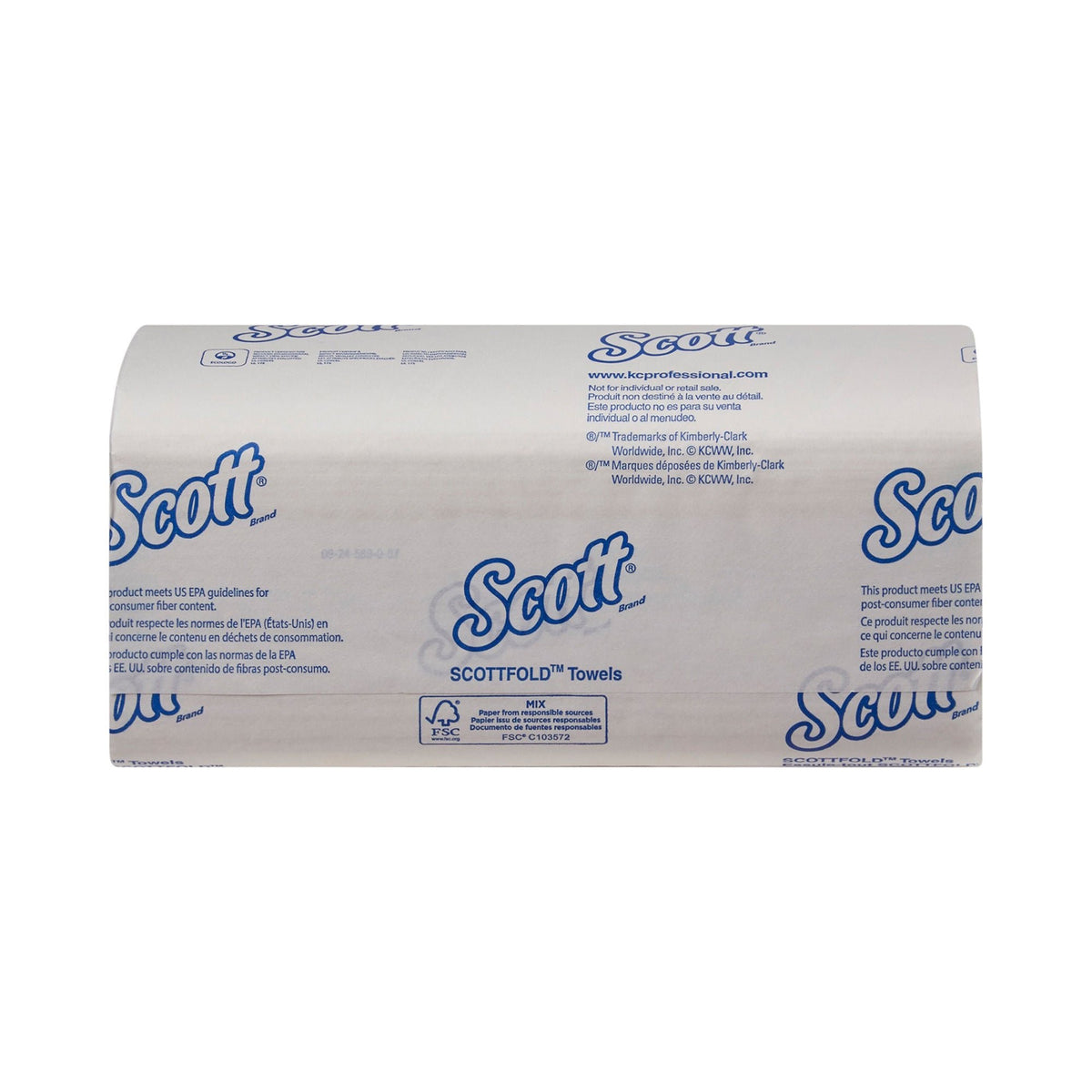 Scott Scottfold, Multi-Fold Paper Towels, White, Paper, 9.4" x 12.4" - 01980 - LL Medico