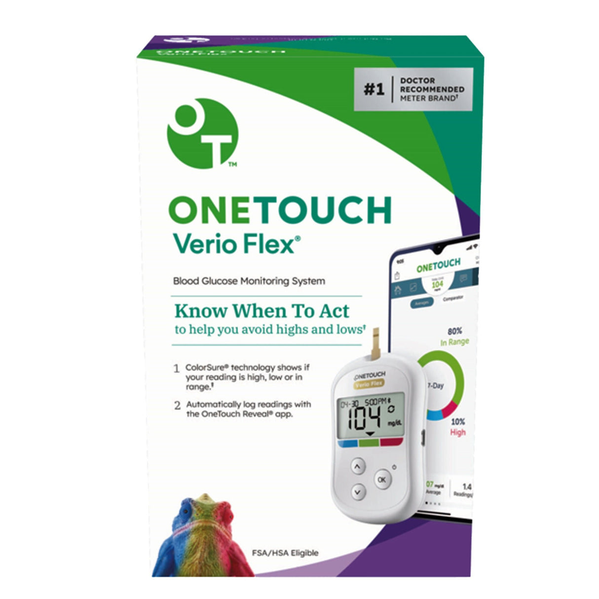 LifeScan OneTouch Verio Flex Blood Glucose Meter