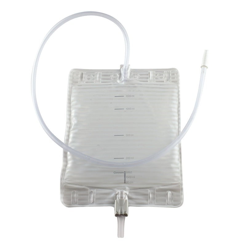 Coloplast Conveen Urinary Leg Bag, Anti-Reflux Valve, Sterile Polyethylene, 1500 mL