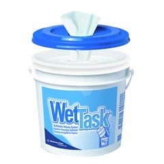 WypAll PowerClean WetTask, Multipurpose Task Wipe, White, Spunlace, NonSterile, Disposable, 6 x 12" - 06001 - LL Medico