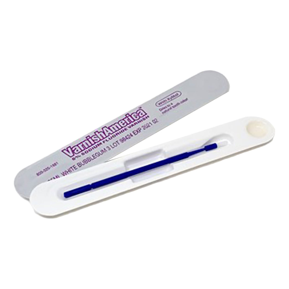 VarnishAmerica 5% Sodium Fluoride Varnish, Bubblegum Flavor, 0.25 mL, Box of 200 - 07-0130 - LL Medico