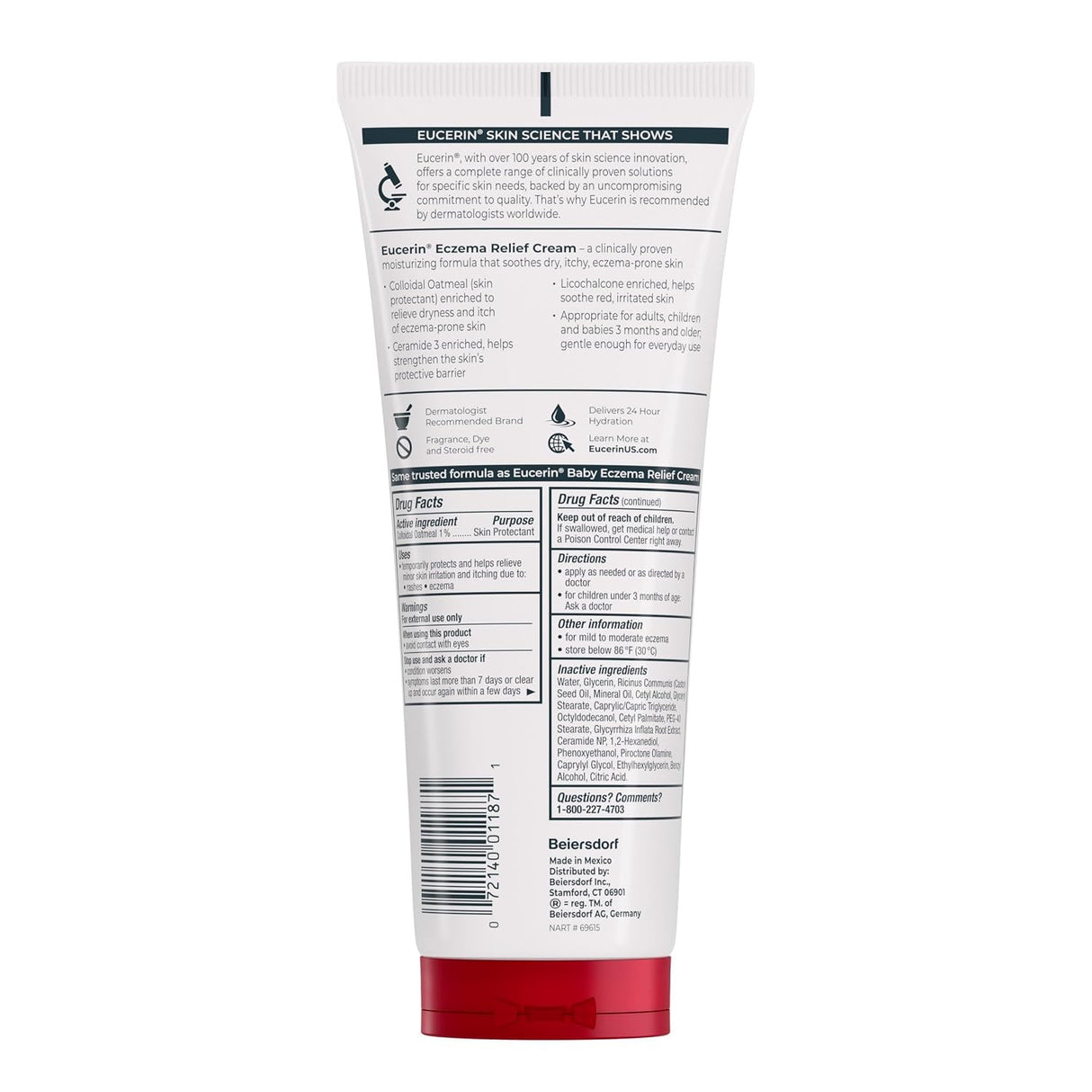 Eucerin Eczema Relief Cream, Unscented