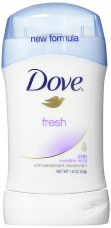 Dove Invisible Solid Antiperspirant Deodorant, Fresh Scent, 1.6 oz Stick