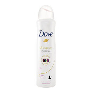 Dove Dry Spray Invisible Antiperspirant, Clear Finish Sheer Fresh Scent, 3.8 oz