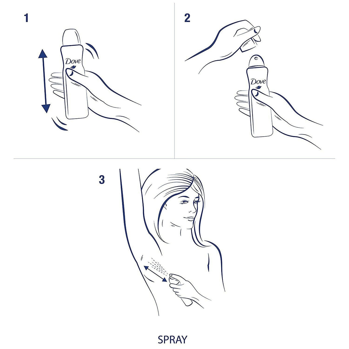 Dove Dry Spray Invisible Antiperspirant, Clear Finish Sheer Fresh Scent, 3.8 oz