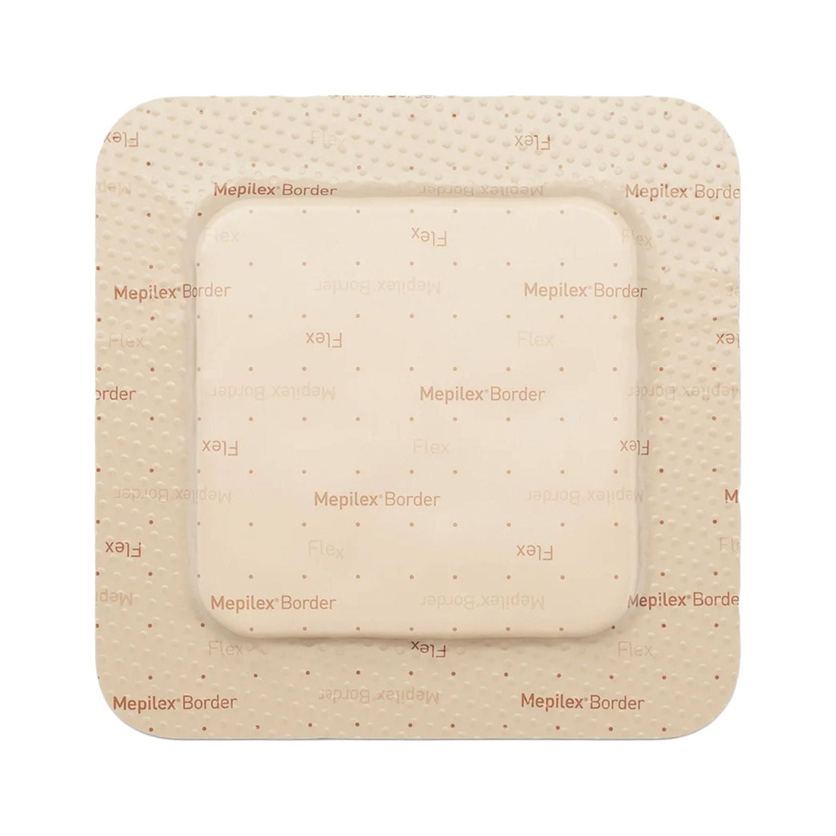 Mepilex Border Flex Adhesive with Border Foam Dressing, 4 x 4 Inch
