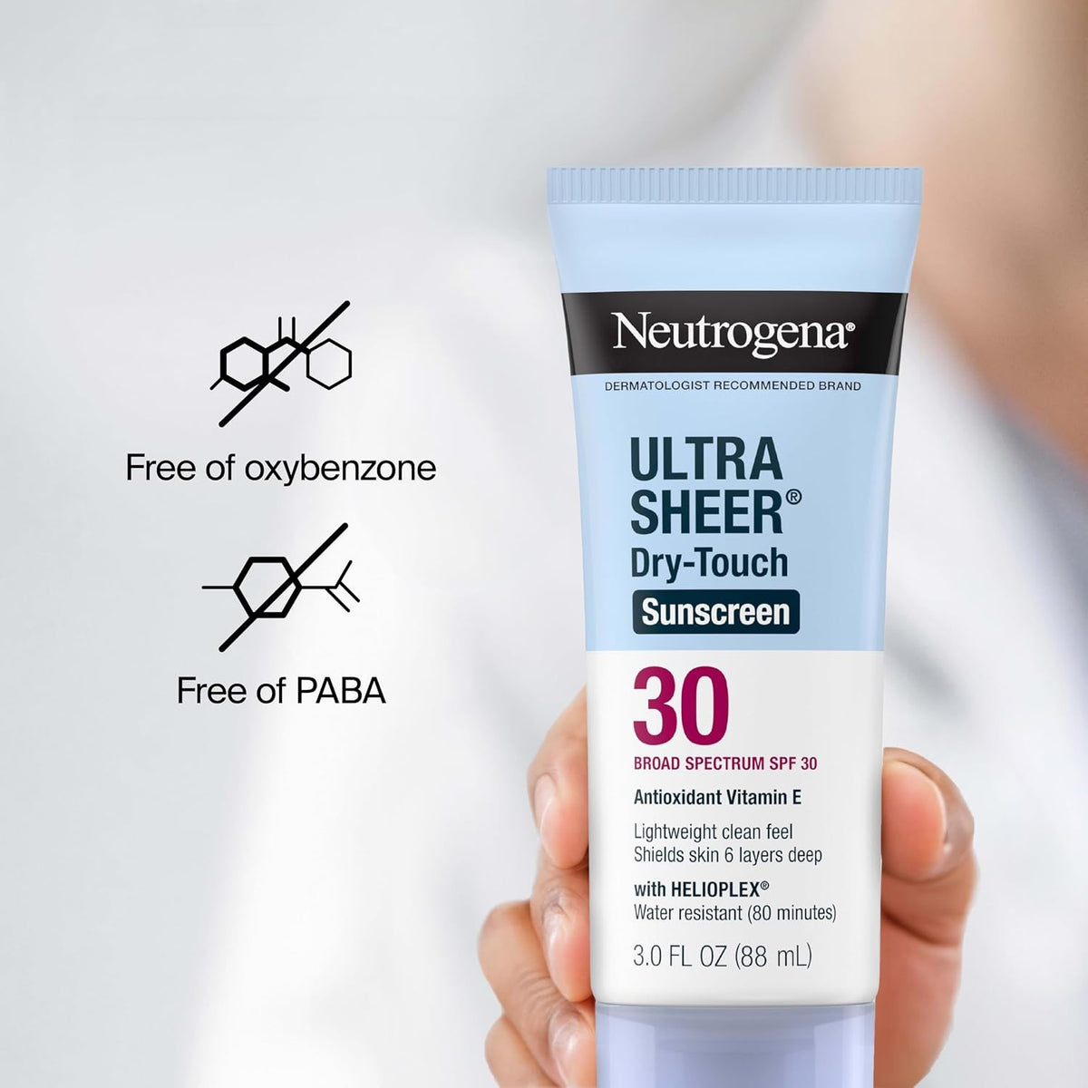Neutrogena Ultra Sheer Dry-Touch Sunscreen Lotion, SPF 30, 3 fl oz