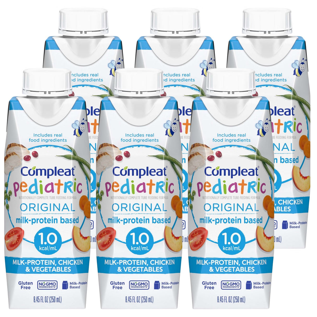 Compleat Pediatric Tube Feeding Formula, Unflavored, 8.45 oz
