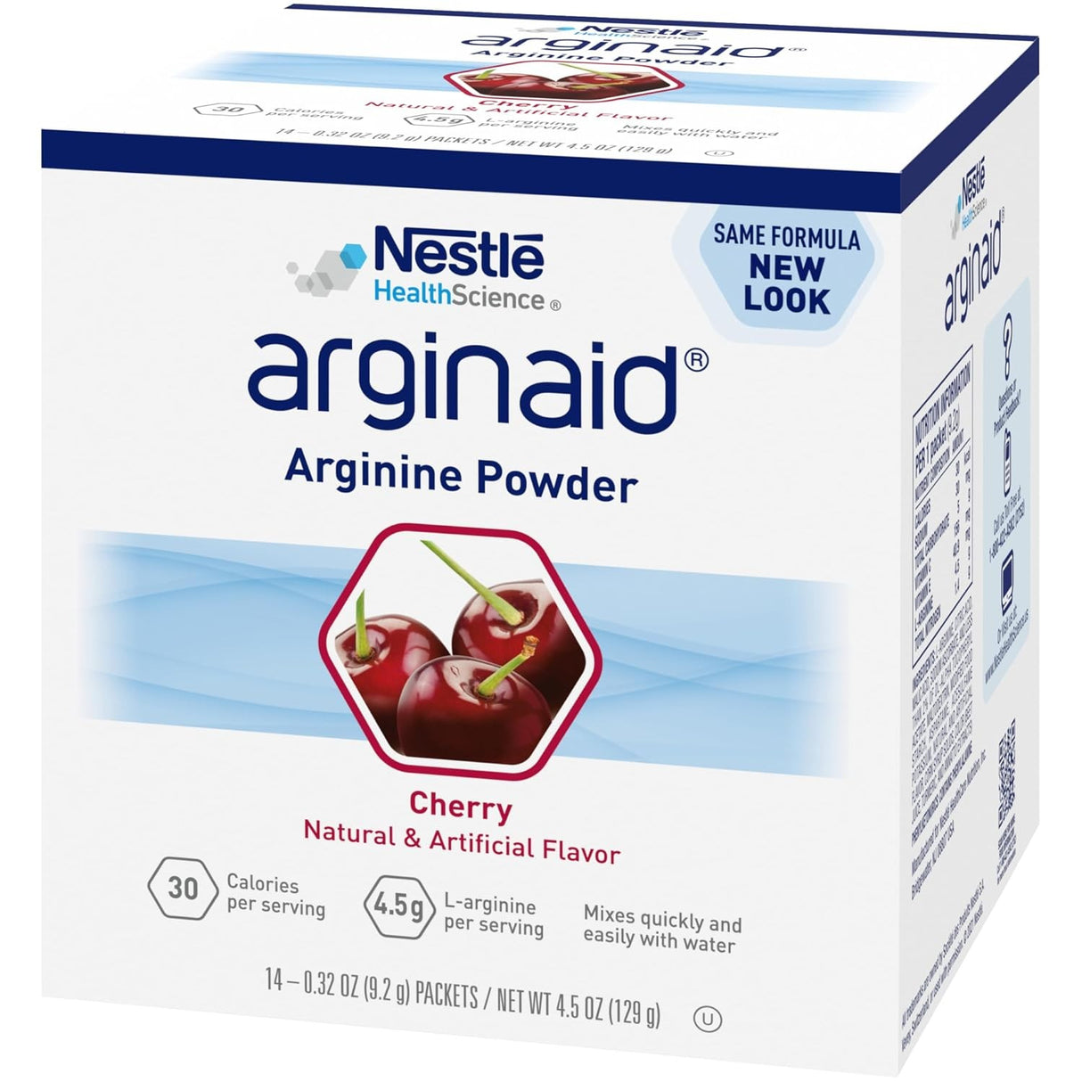 Arginaid Arginine Powder Drink Mix, Cherry, 0.32 oz