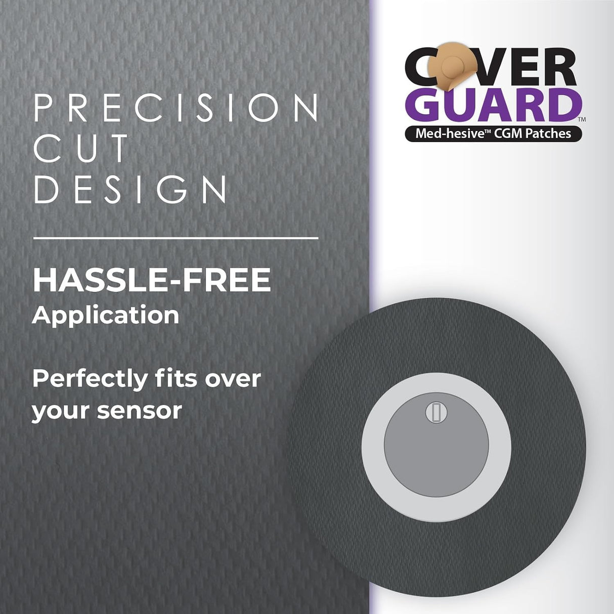 CoverGuard Sensor Overpatch, Waterproof, For FreeStyle Libre 3, 25 Count