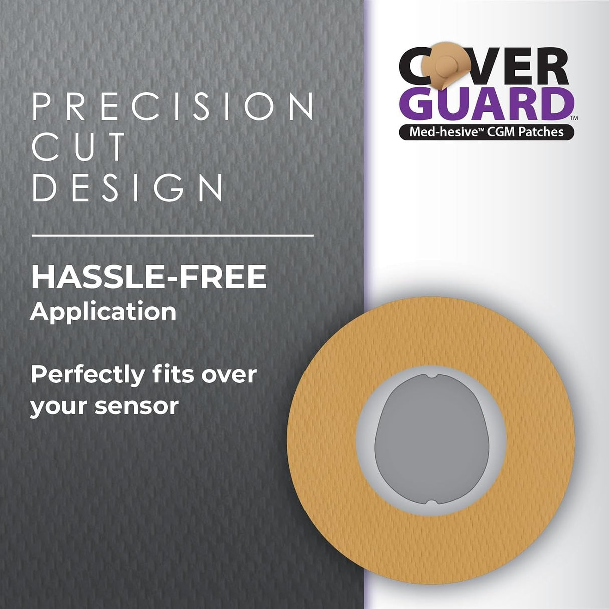CoverGuard Sensor Overpatch for Dexcom G7, Tan, 25 Count