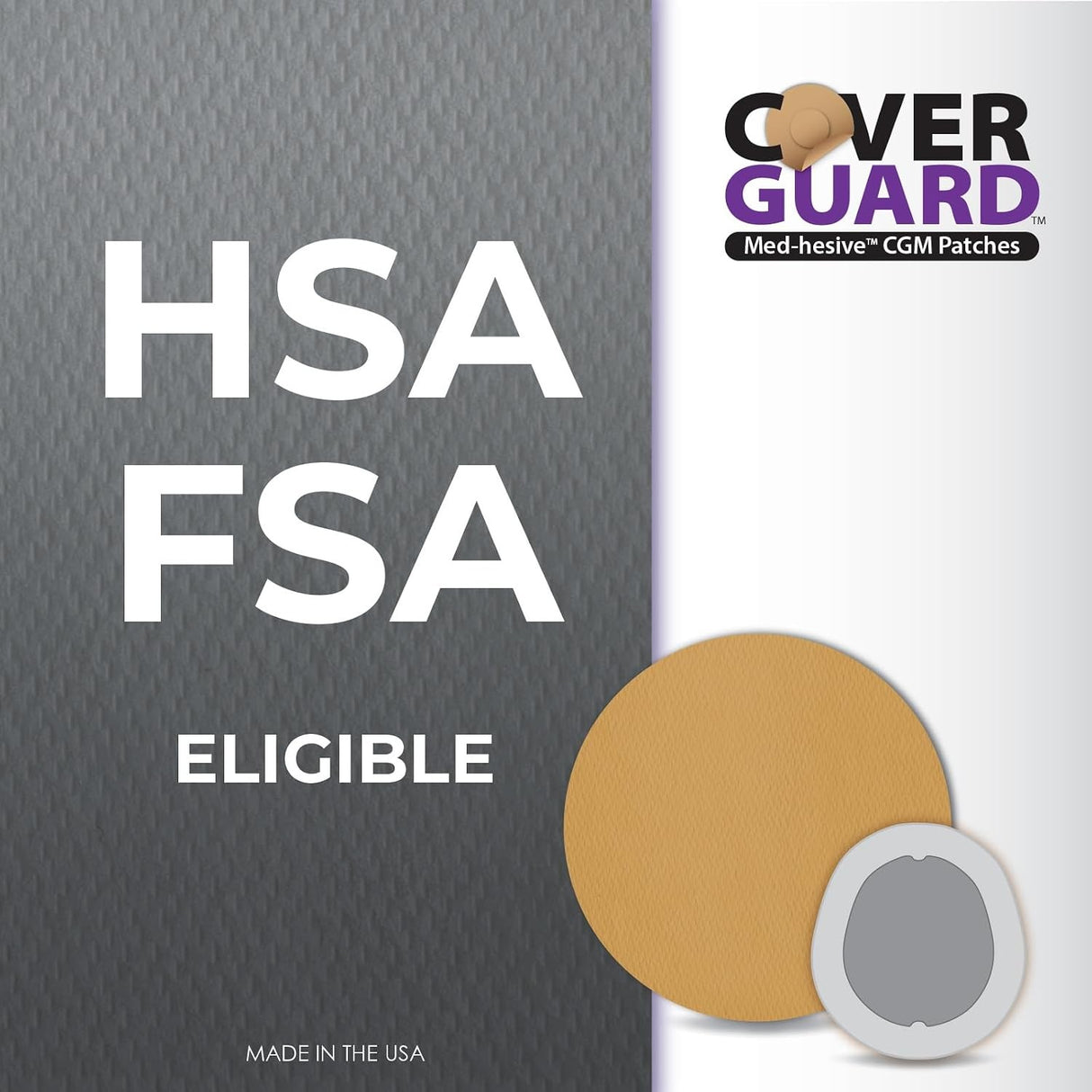 CoverGuard Overpatches for Dexcom G7, Tan, 25 Count
