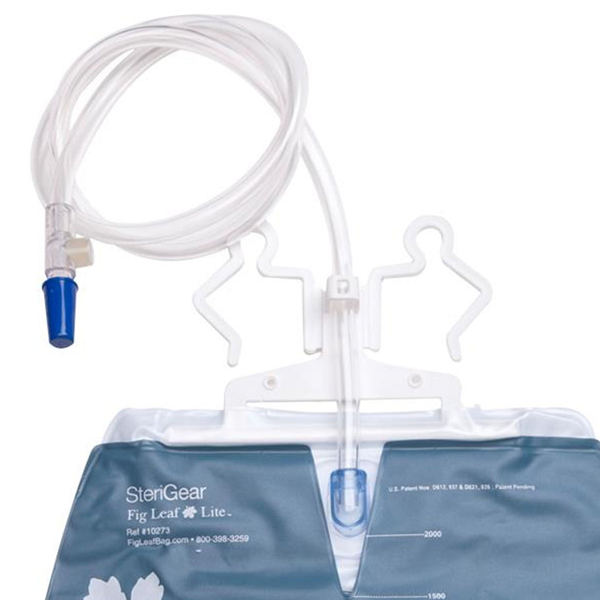 SteriGear Fig Leaf Lite Urinary Drain Bag, 2000 mL - 10273 - LL Medico