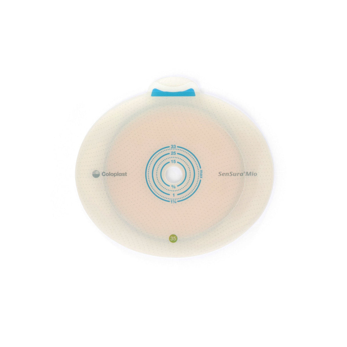 Coloplast SenSura Mio Flex Two-Piece Skin Barrier, Flat, Cut-to-Fit, 50 mm Flange, Red