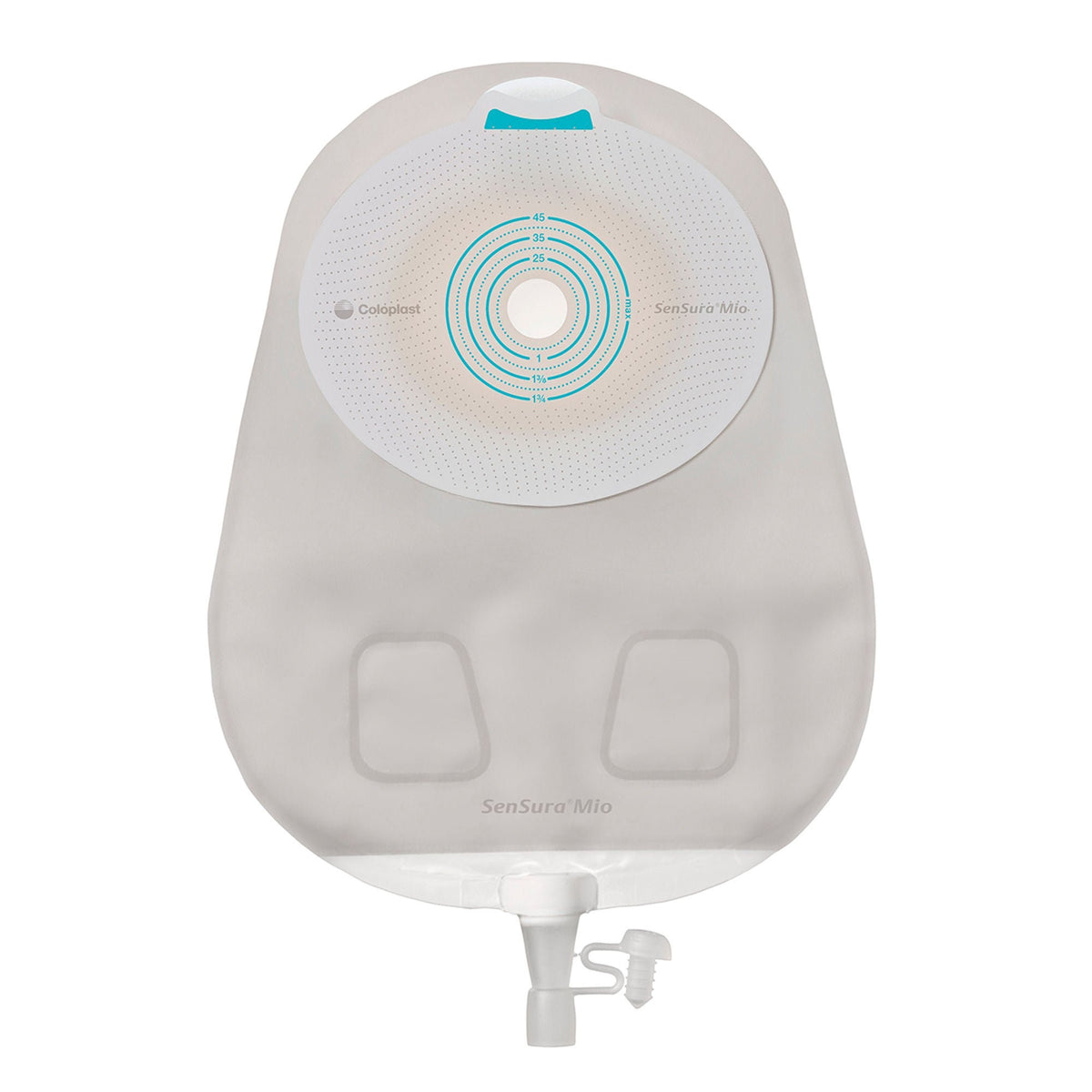 Coloplast SenSura Mio Flat One-Piece Pouch, Cut-to-Fit, Transparent, 10-1/2-Inch