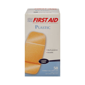 Dukal American White Cross First Aid Adhesive Strip, 2 x 4 Inch