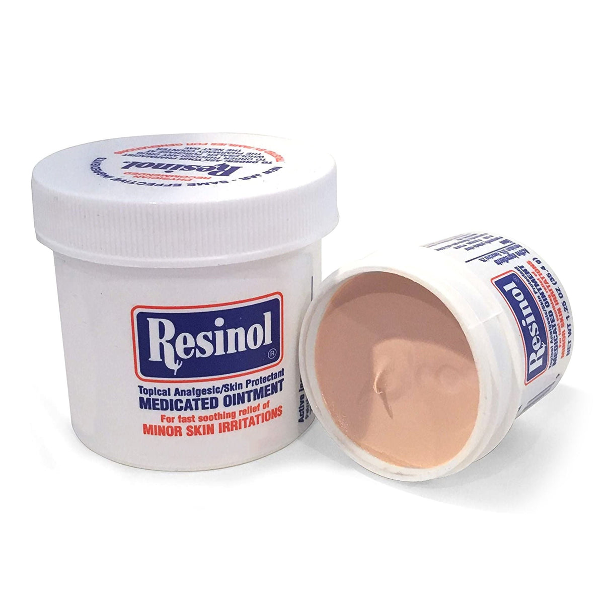 Resinol Medicated Itch Relief Cream, 55% Petrolatum / 2% Resorcinol, 3.5 oz Jar - 10742001102 - LL Medico