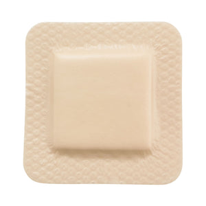 McKesson Lite Thin Foam Dressing with Silicone Gel Border, Square Sterile - 4872 - LL Medico