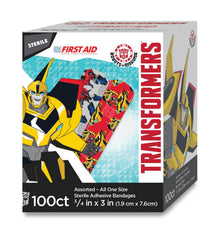 Dukal American White Cross Stat Strip Transformers Adhesive Strip, ¾ x 3 Inch
