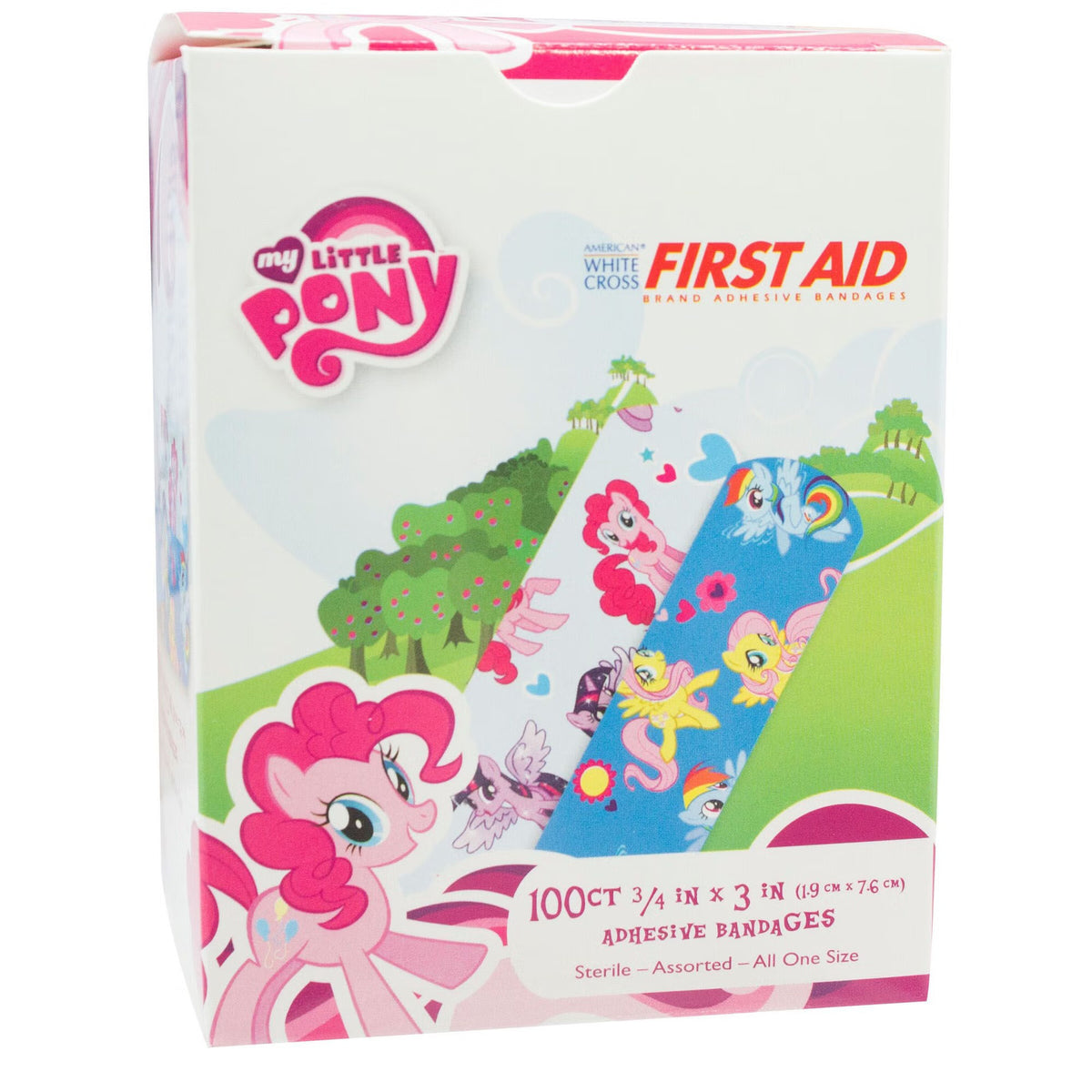 Dukal American White Cross Stat Strip My Little Pony Kid Design Adhesive Strip