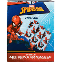 Dukal American White Cross Stat Strip Adhesive Strip, 3/4 x 3 Inch, Spider-Man Design