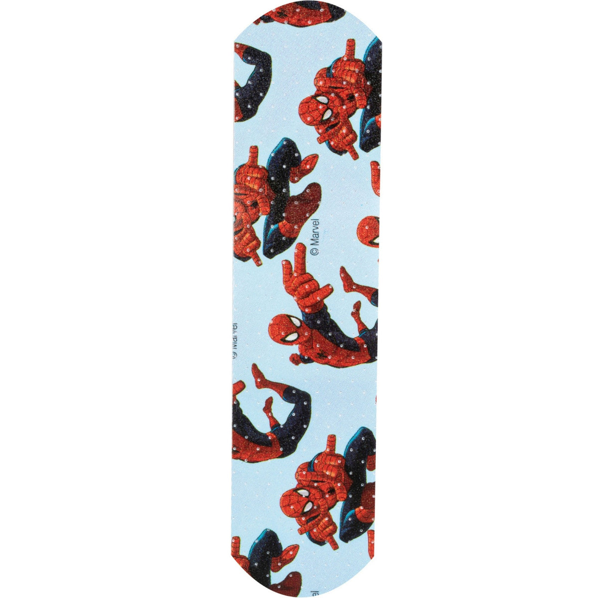 Dukal American White Cross Stat Strip Adhesive Strip, 3/4 x 3 Inch, Spider-Man Design