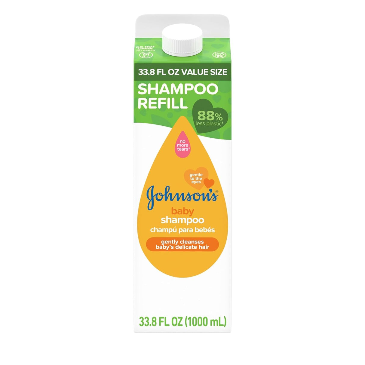 Johnson's Baby Shampoo with Aloe & Vitamin B5, No More Tears, Scented