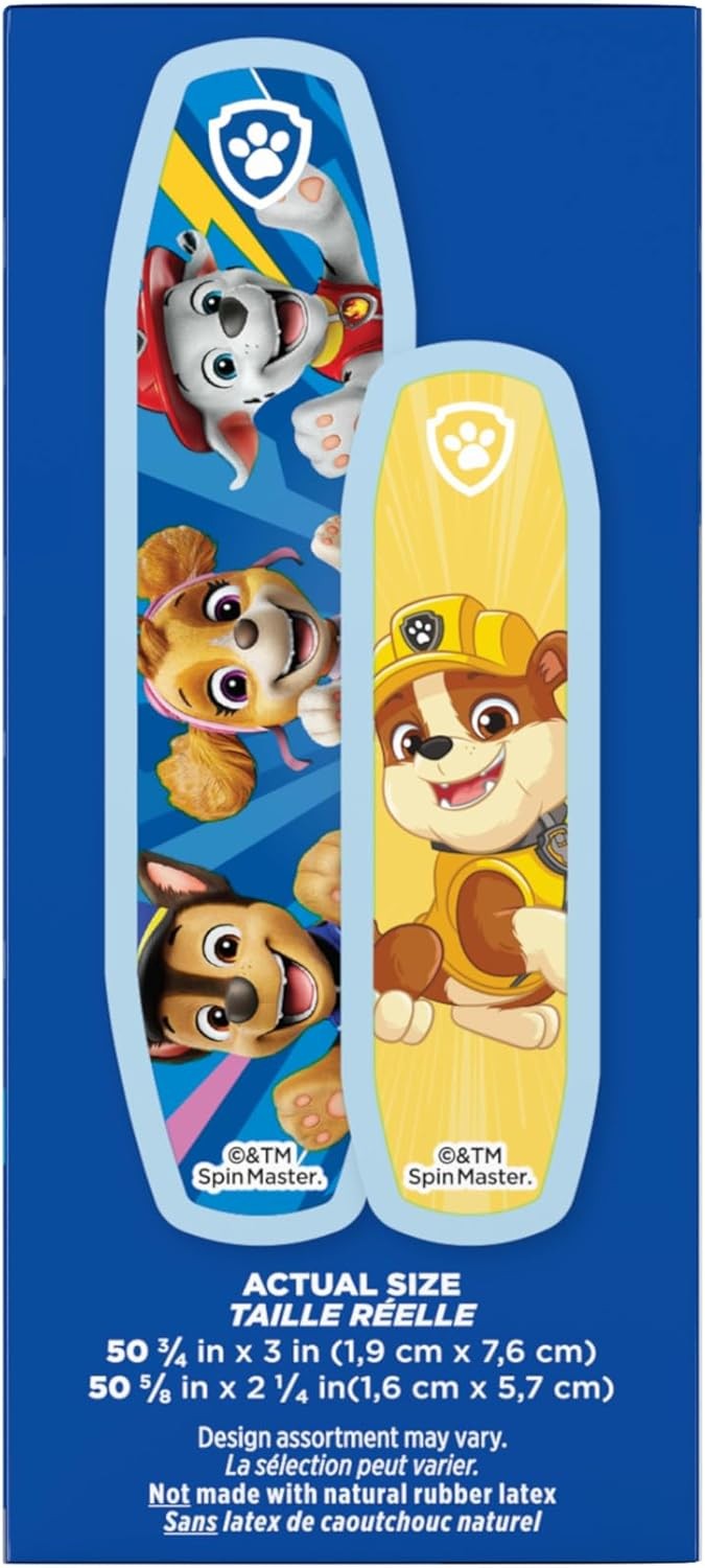 Band-Aid Kid Design (Paw Patrol) Adhesive Strip, Assorted Sizes