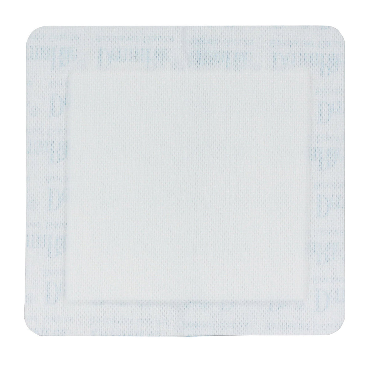 DermaRite Bordered Gauze, Adhesive Island Dressing, White, Gauze, Sterile, 3.6 x 4" - 11364-Single - LL Medico