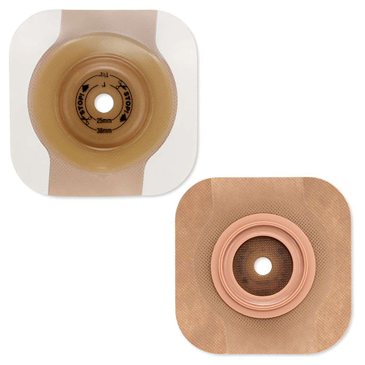 Hollister New Image CeraPlus Two-Piece Skin Barrier, Convex, Cut-to-Fit, 57 mm Flange
