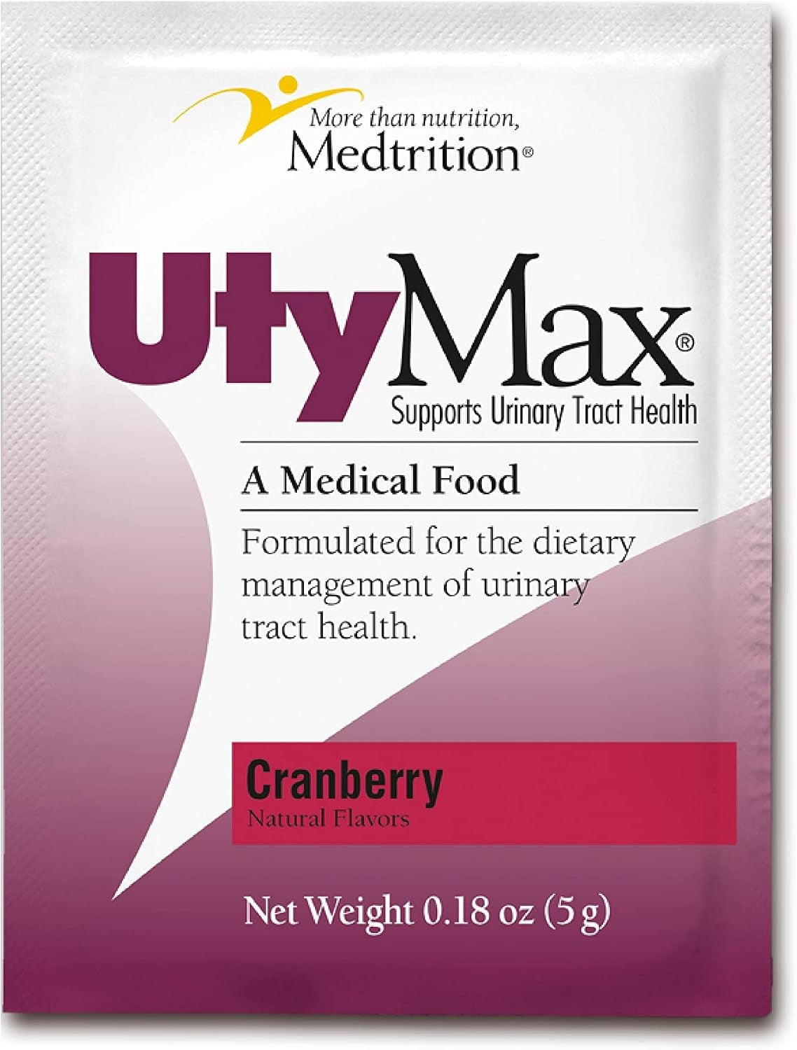 UtyMax Urinary Health Supplement Powder, Cranberry, 5 g