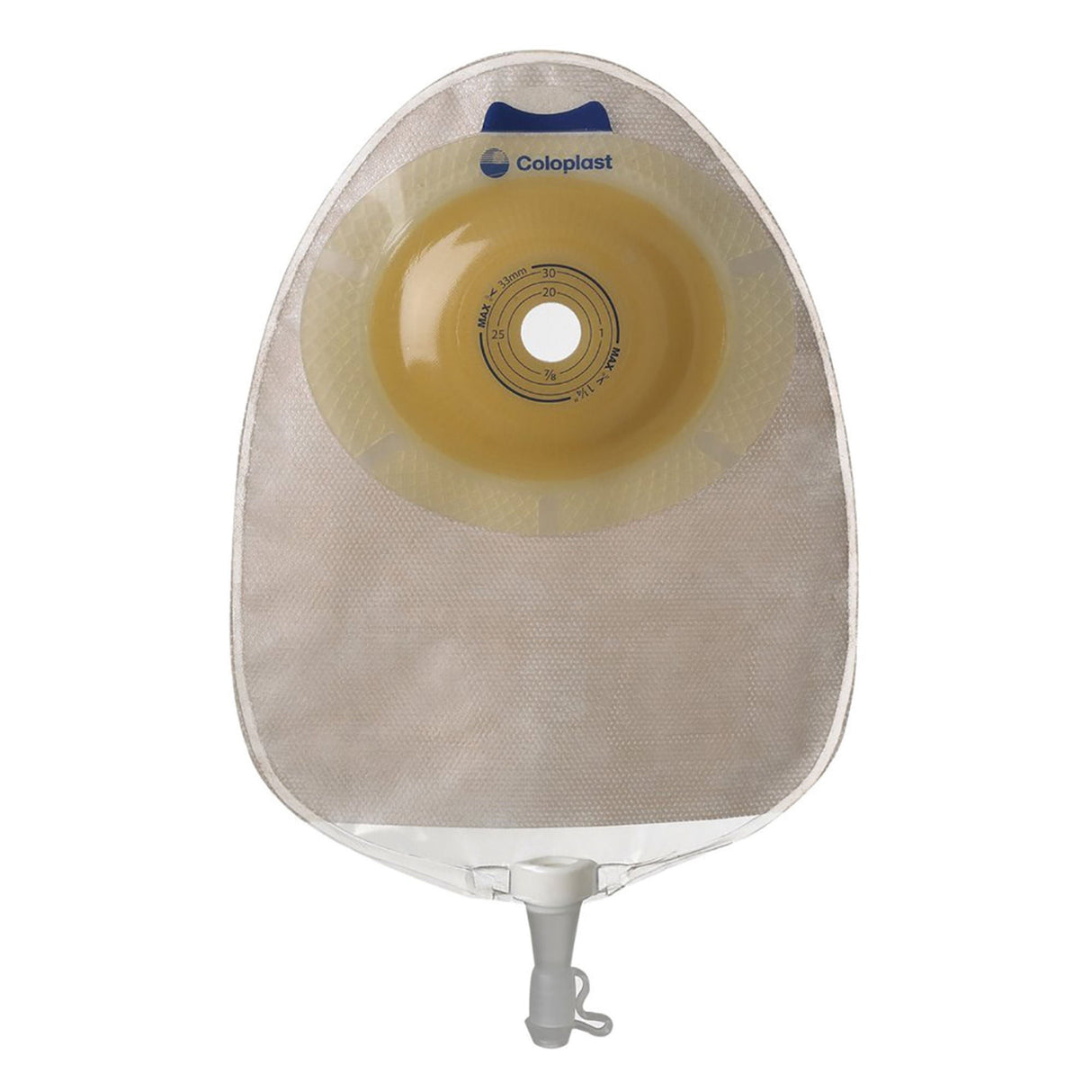 Coloplast SenSura Convex Light One-Piece Urostomy Pouch, Cut-to-Fit, Transparent, 10-3/8-Inch
