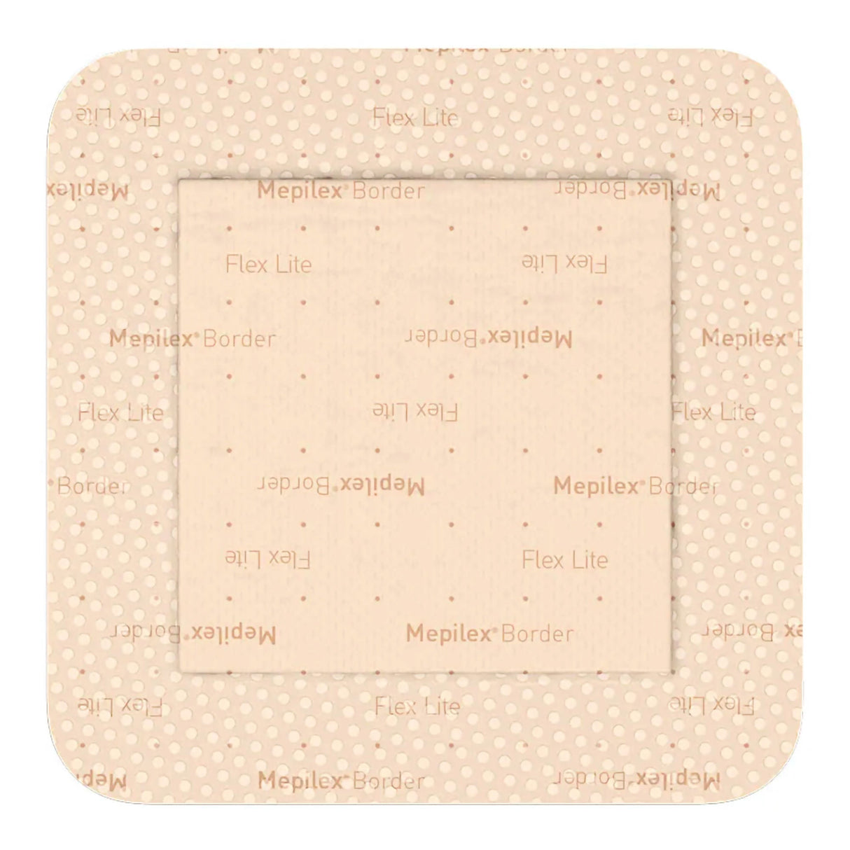 Mepilex Border Flex Lite Thin Foam Dressing, Square Sterile Bordered — 6" x 6"