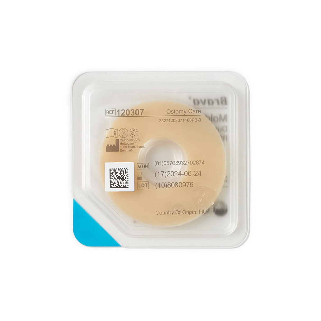 Coloplast Brava Moldable Ostomy Ring 2-mm Thick, 2-inch Diameter, Moldable, Alcohol-Free