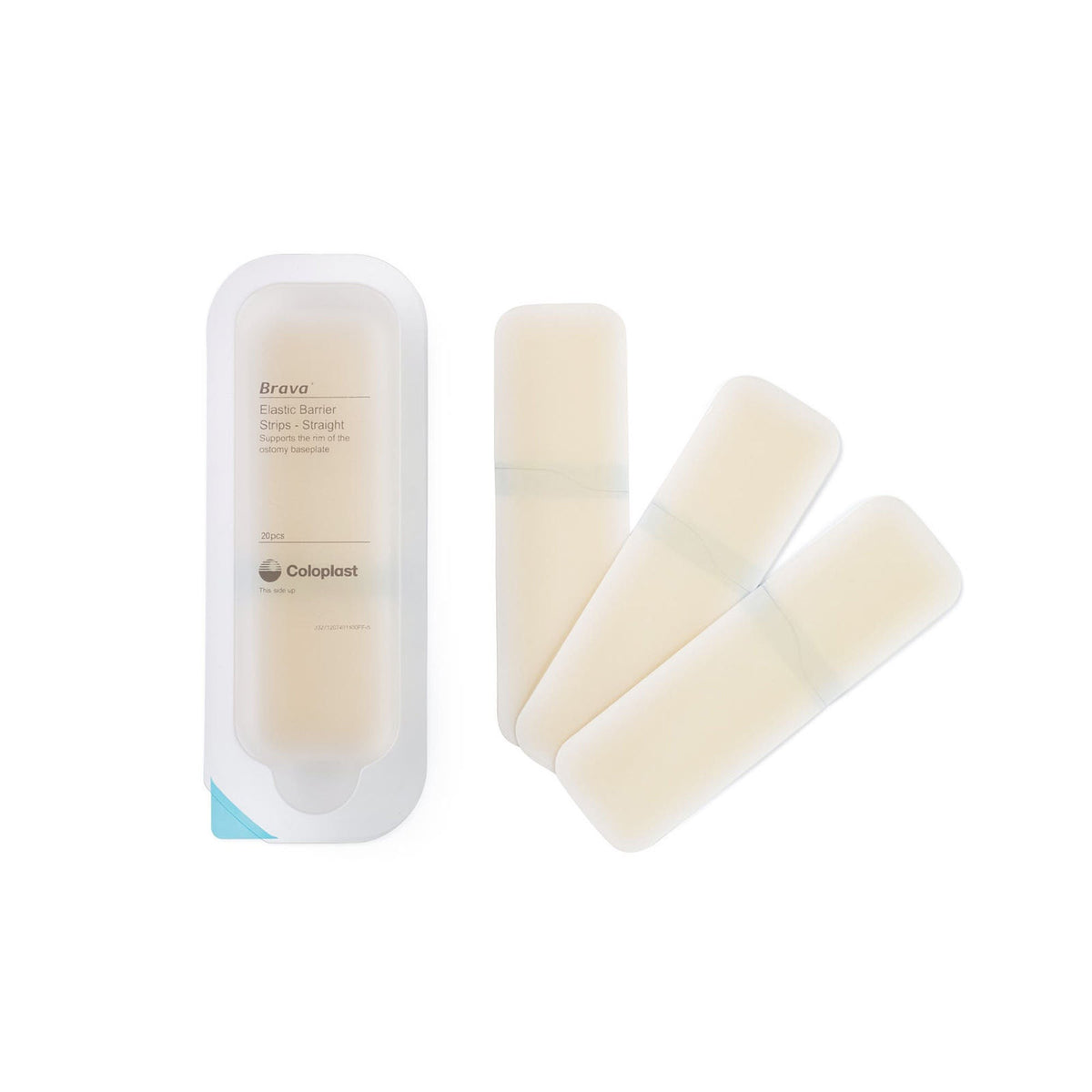 Coloplast Brava Elastic Barrier Strips, Straight - 120740 - LL Medico