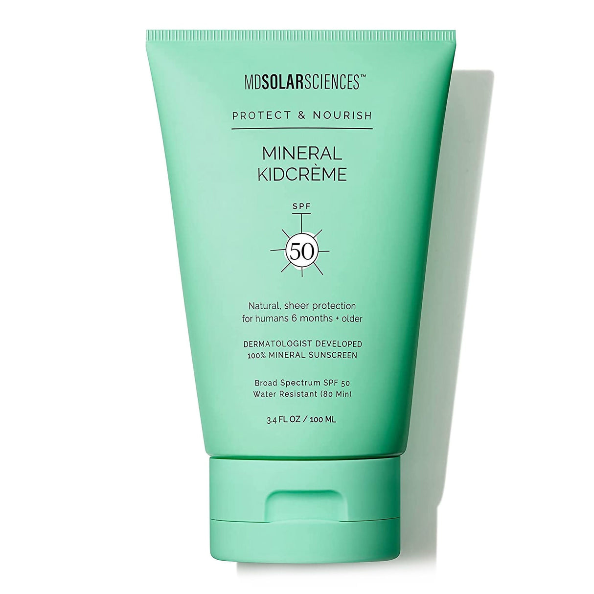 MDSolarSciences Mineral KidCrème SPF 50 Sunscreen Cream, Unscented, 3.4 oz - 138001 - LL Medico