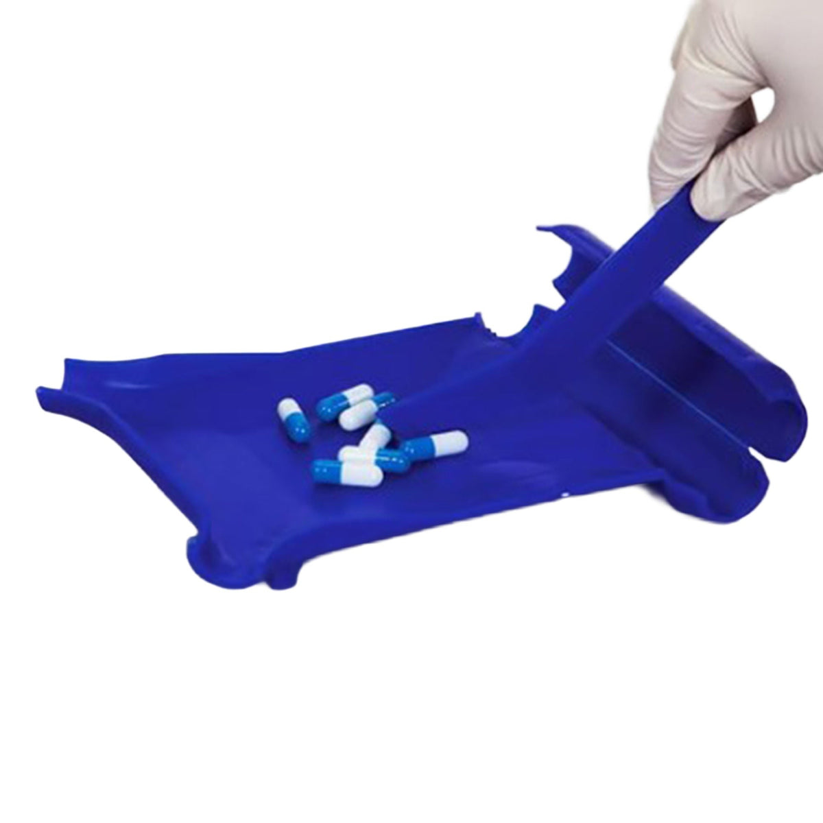 Health Care Logistics Ambidextrous Pill Counter with Spatula, Polyethylene, 7.75" x 6.25" x 1.5" - 12261 - LL Medico
