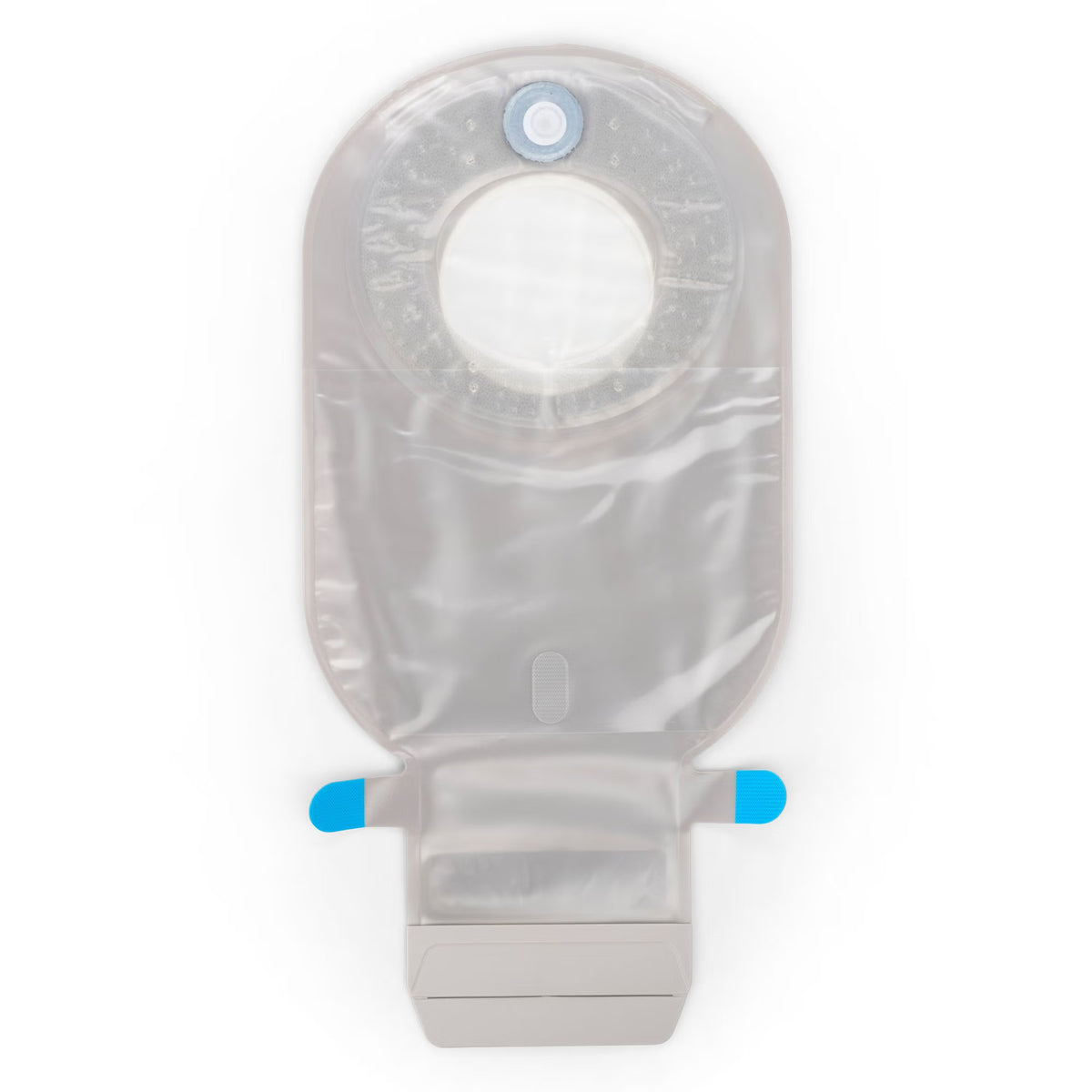 Coloplast SenSura Mio Flex EasiClose Two-Piece Ostomy Pouch, Maxi Drainable, Transparent, 11", Box of 10