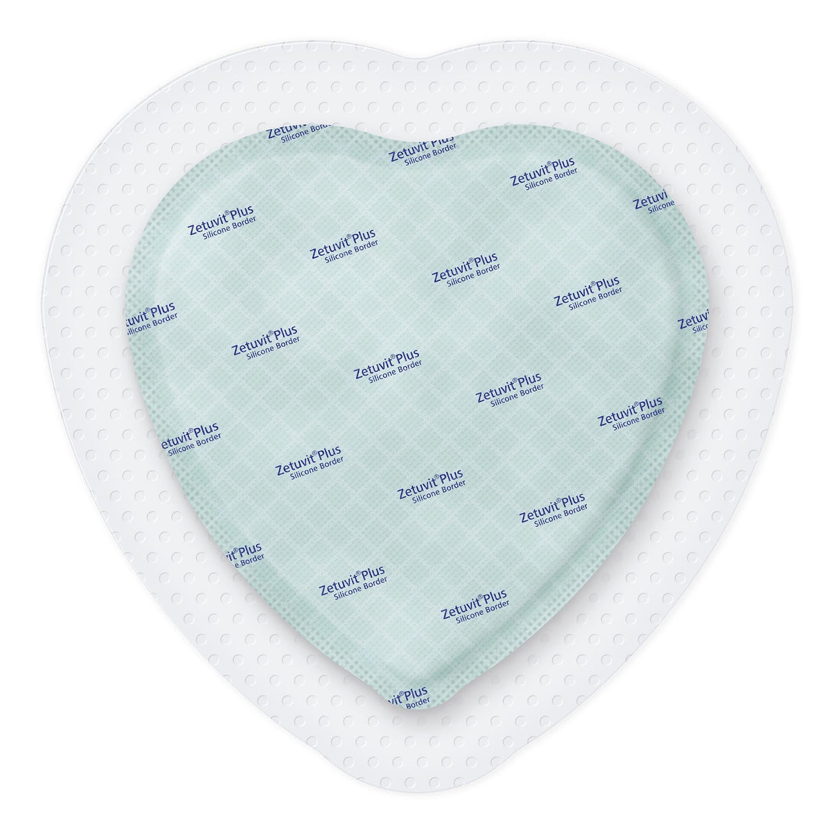 Hartmann Zetuvit Plus Silicone Border Super Absorbent Dressing, Sacral — 7" x 7"